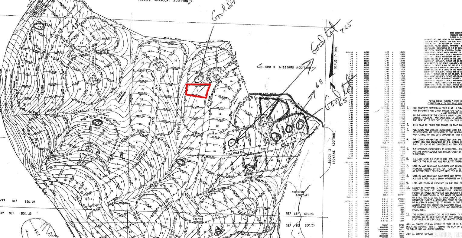 Photo 2 - Vacant Land for sale – Lot 5  Quanusee   Cherokee Village, AR