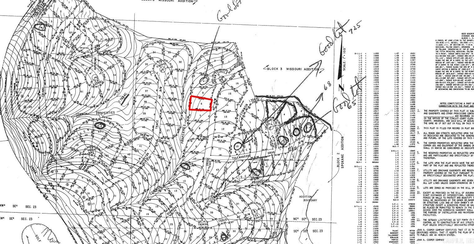 Photo 2 - Vacant Land for sale – Lot 6  Quanusee   Cherokee Village, AR