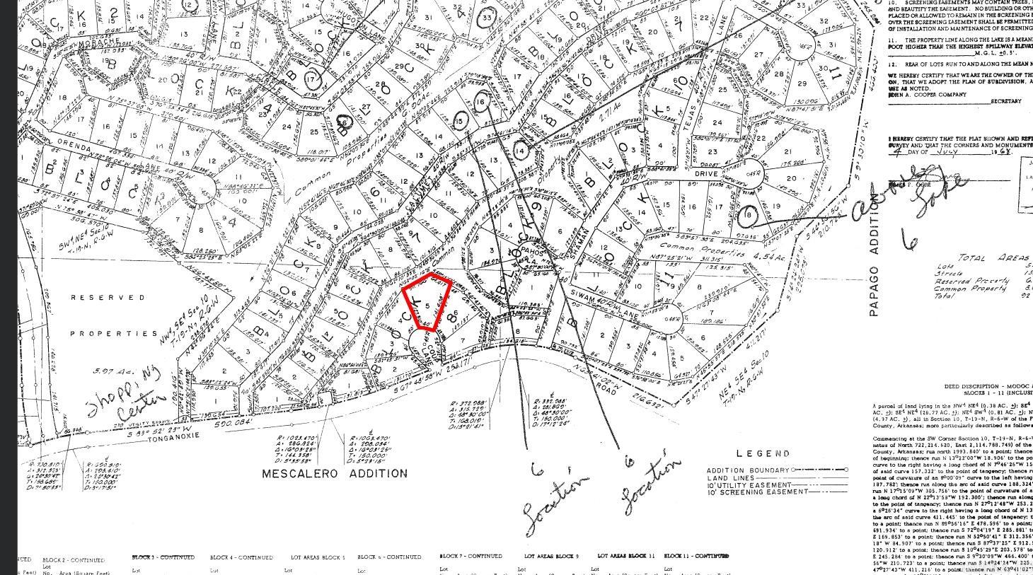 Photo 2 - Vacant Land for sale – Lot 5  Coup   Cherokee Village, AR