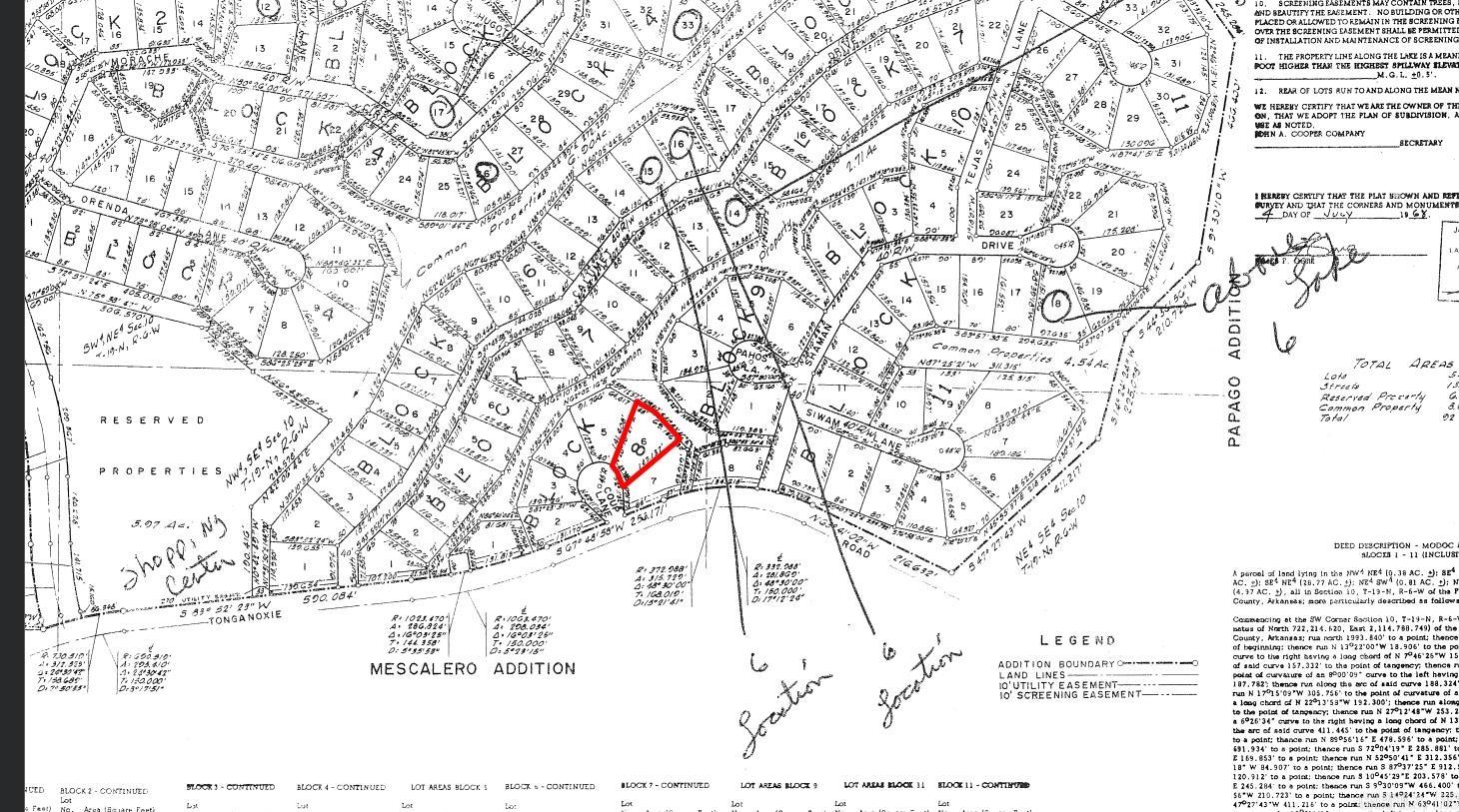Photo 2 - Vacant Land for sale – Lot 6  Coup   Cherokee Village, AR