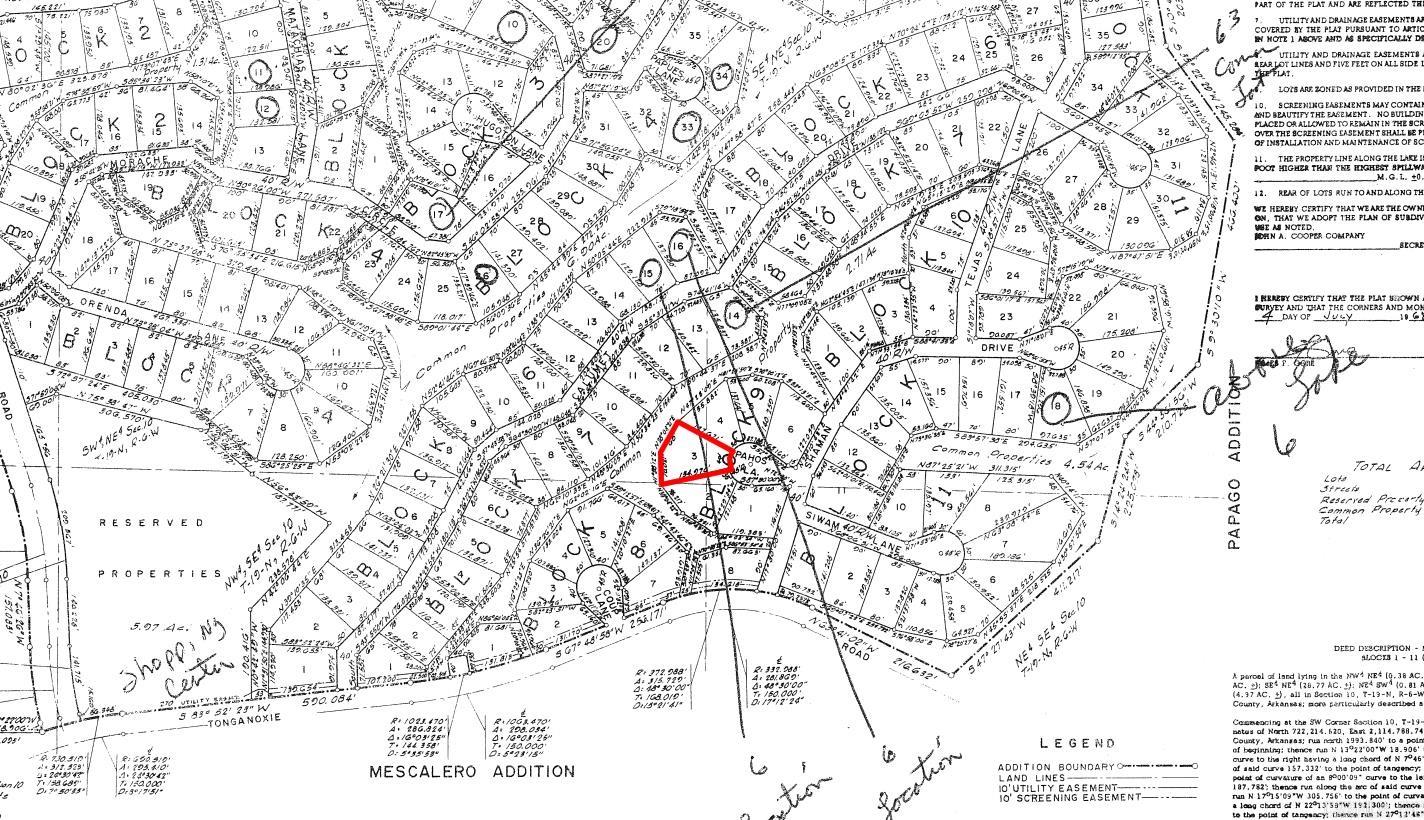 Photo 2 - Vacant Land for sale – Lot 3  Pahos   Cherokee Village, AR
