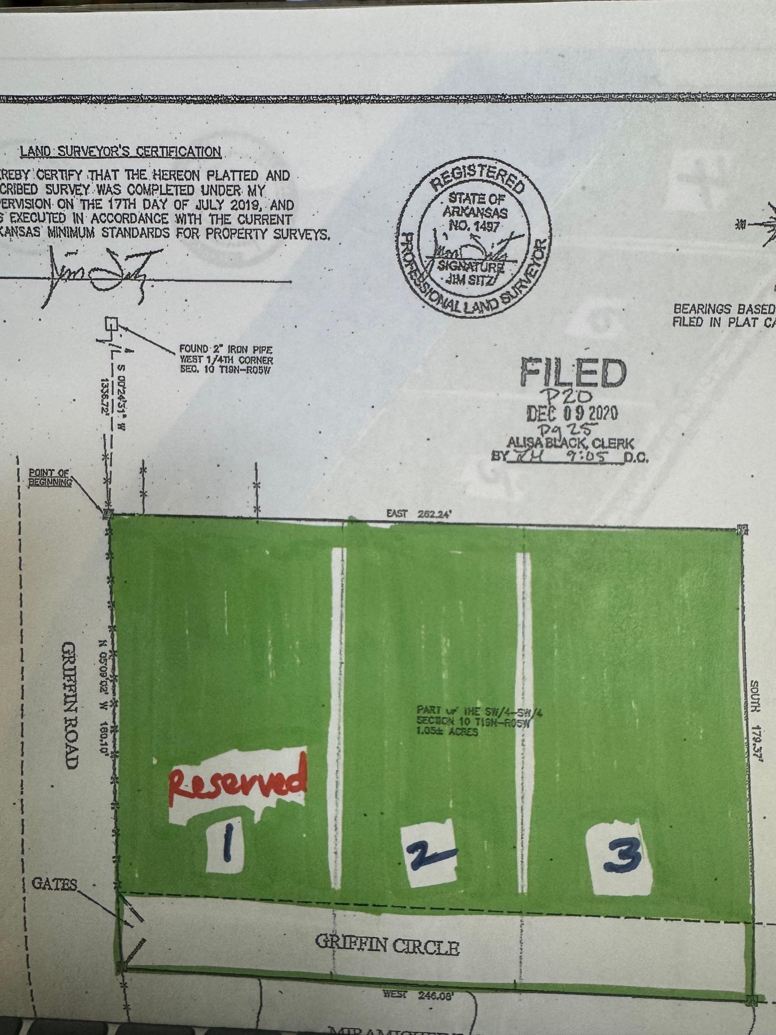 Photo 2 - Vacant Land for sale –   Griffin Road, Block 2, Lot 2   Hardy, AR