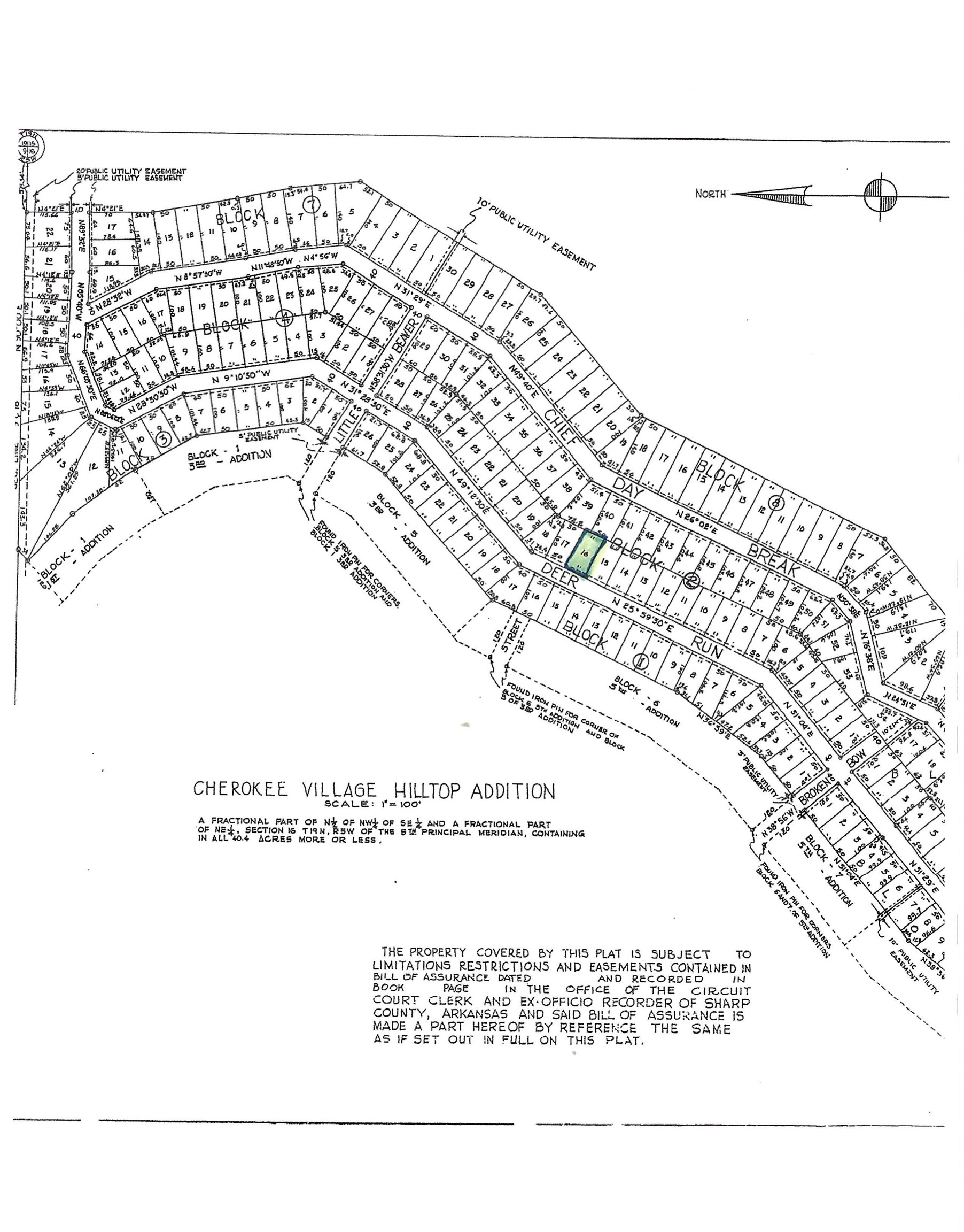 Vacant Land for sale – TBD  Deer Run Dr   Cherokee Village, AR