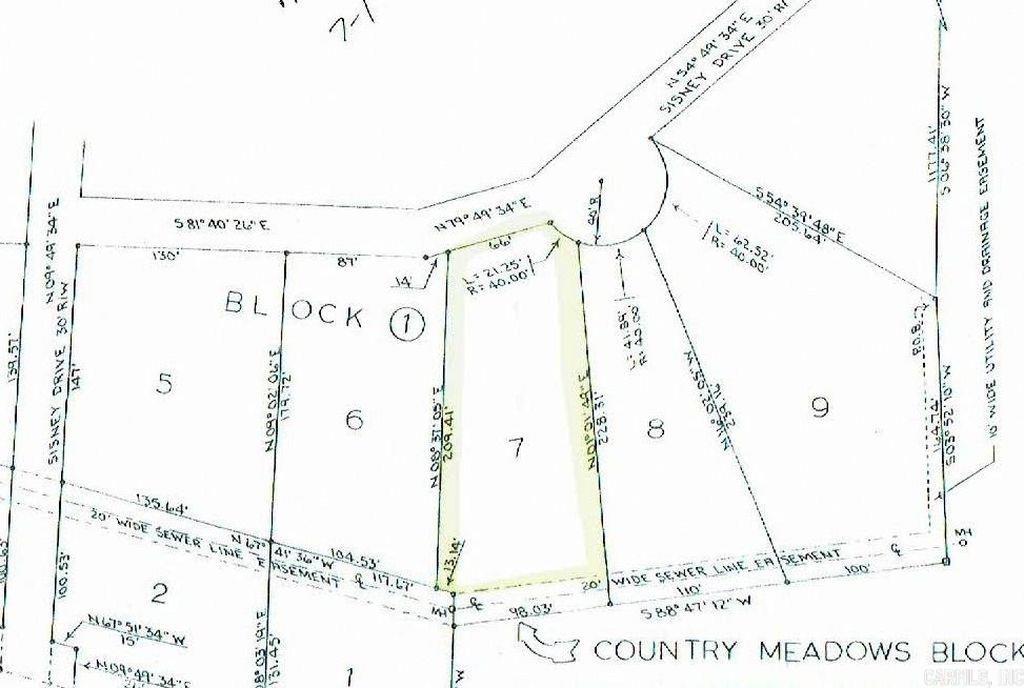 Vacant Land for sale – 7  Sisney Dr   Ash Flat, AR