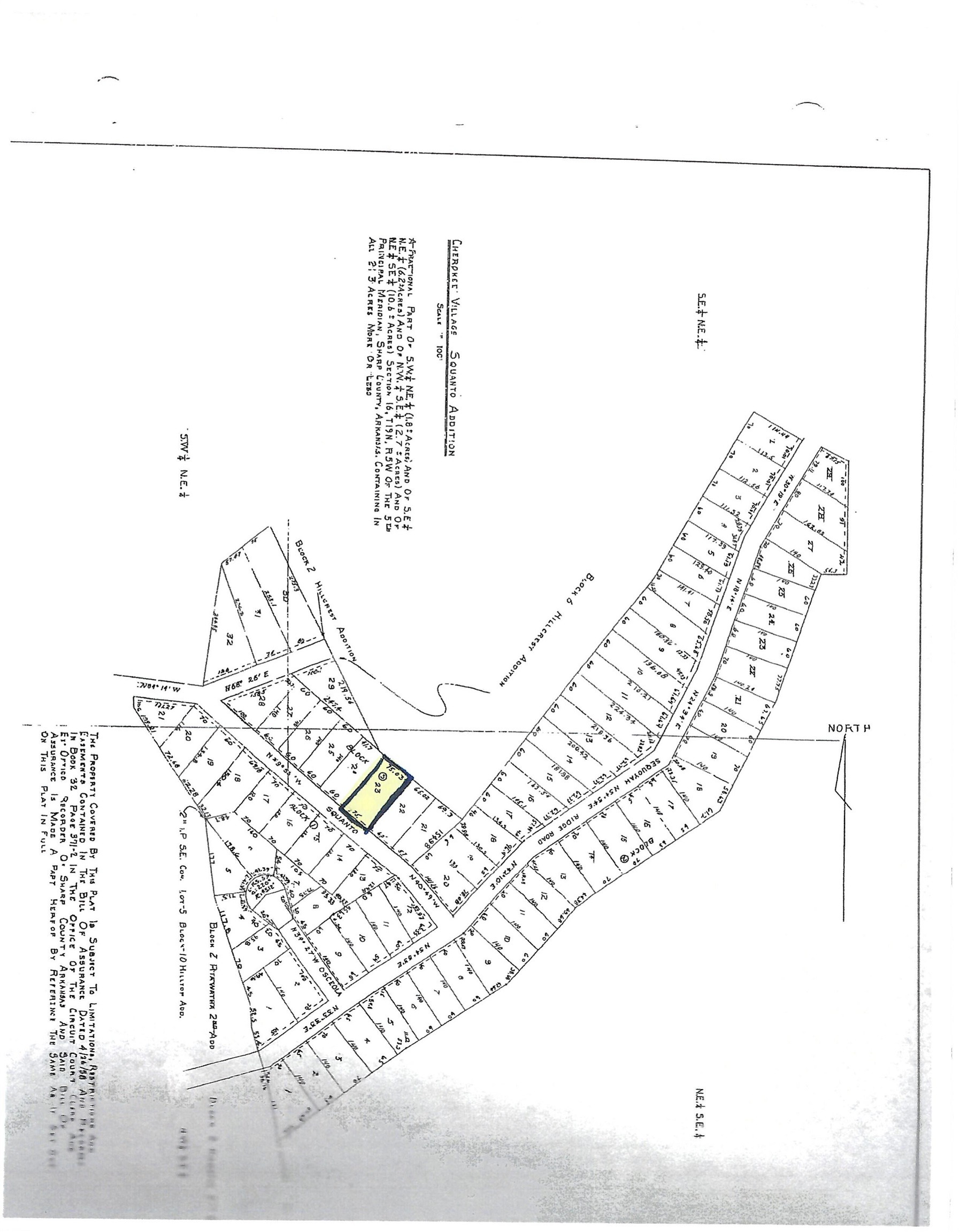 Vacant Land for sale – TBD  Squanto   Cherokee Village, AR