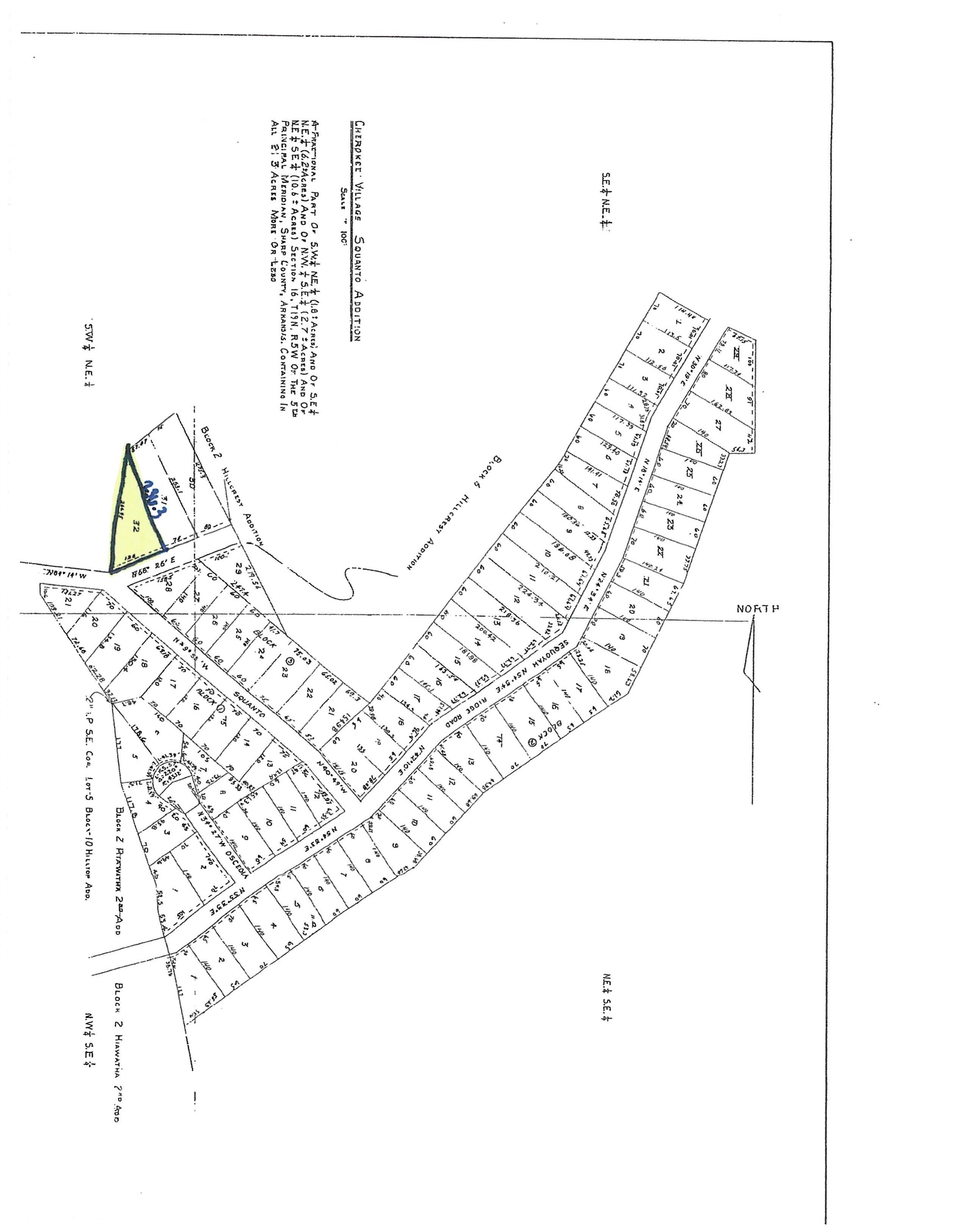 Vacant Land for sale – TBD  Squanto   Cherokee Village, AR