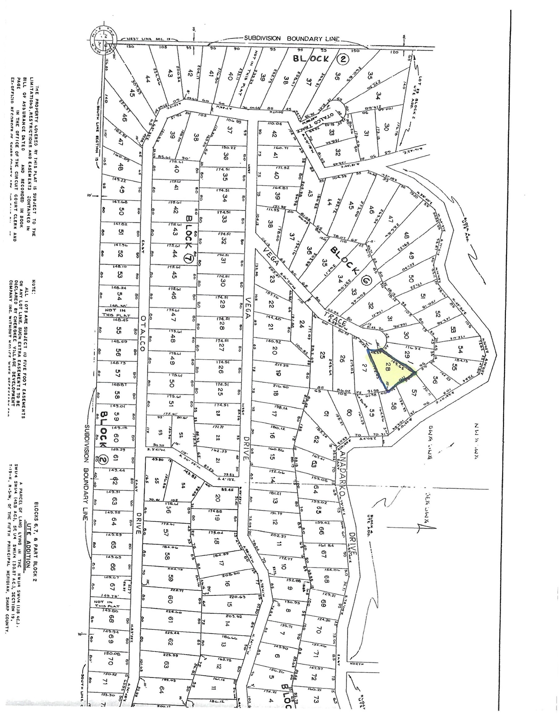 Vacant Land for sale – TBD  Vega   Cherokee Village, AR