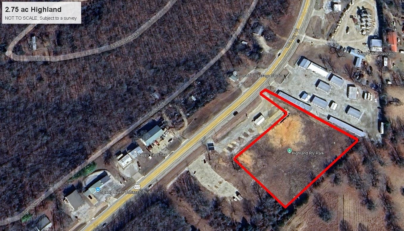 Vacant Land for sale – 2530B  US 62-412   Highland, AR