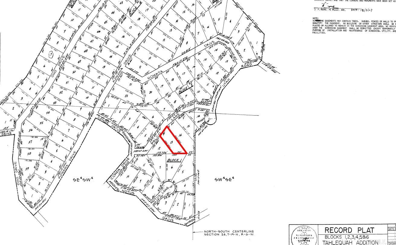 Photo 2 - Vacant Land for sale – Lot 13  Palco   Cherokee Village, AR
