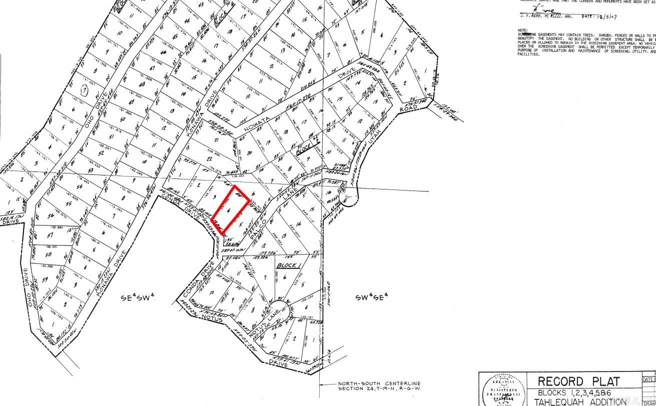 Photo 2 - Vacant Land for sale – Lot 4  Conda   Cherokee Village, AR