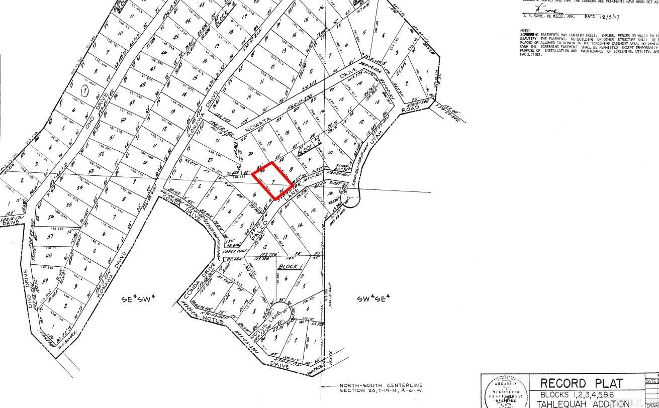 Photo 2 - Vacant Land for sale – Lot 7  Palco   Cherokee Village, AR