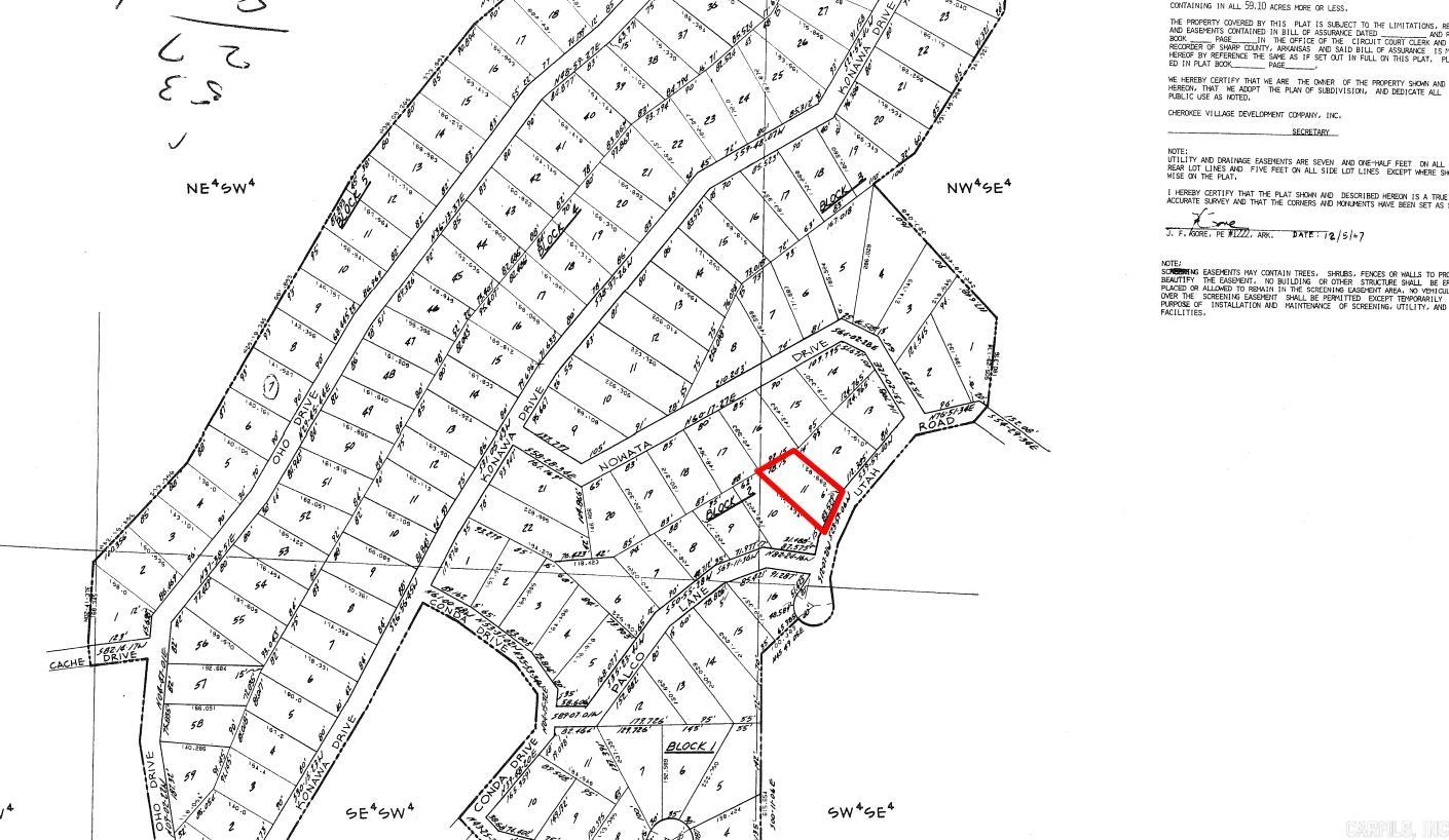 Photo 2 - Vacant Land for sale – Lot 11  Utah   Cherokee Village, AR