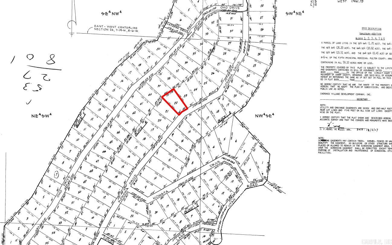 Photo 2 - Vacant Land for sale – Lot 22  Konawa   Cherokee Village, AR
