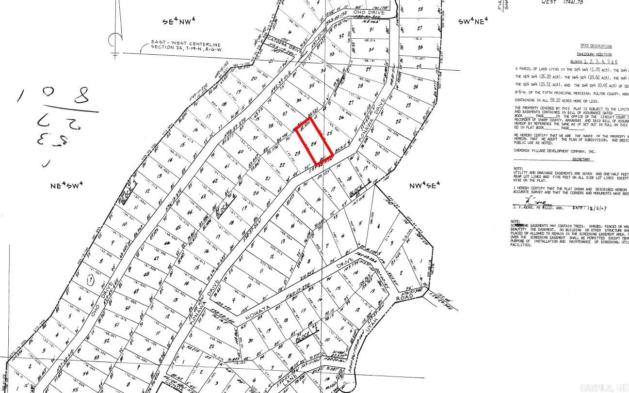 Photo 2 - Vacant Land for sale – Lot 24  Konawa   Cherokee Village, AR