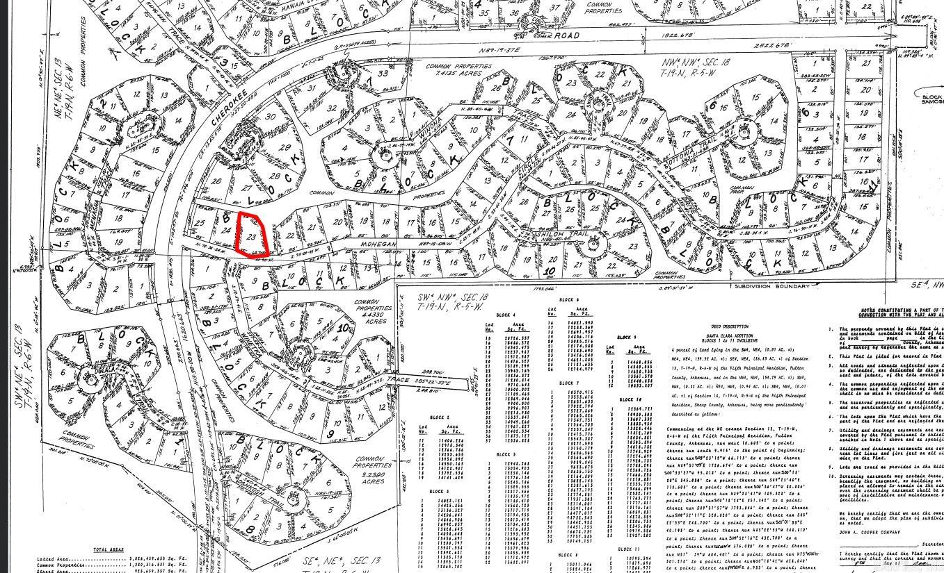 Photo 2 - Vacant Land for sale – Lot 23  Mohegan   Cherokee Village, AR