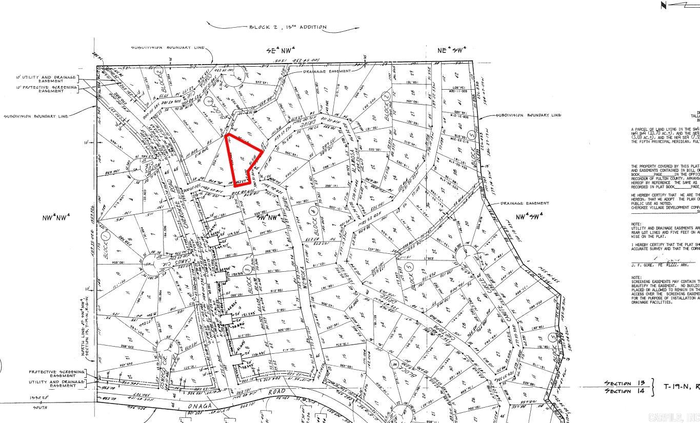 Photo 2 - Vacant Land for sale – Lot 12  Alamosa   Cherokee Village, AR