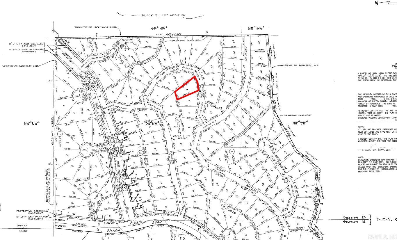 Photo 2 - Vacant Land for sale – Lot 4  Alamosa   Cherokee Village, AR