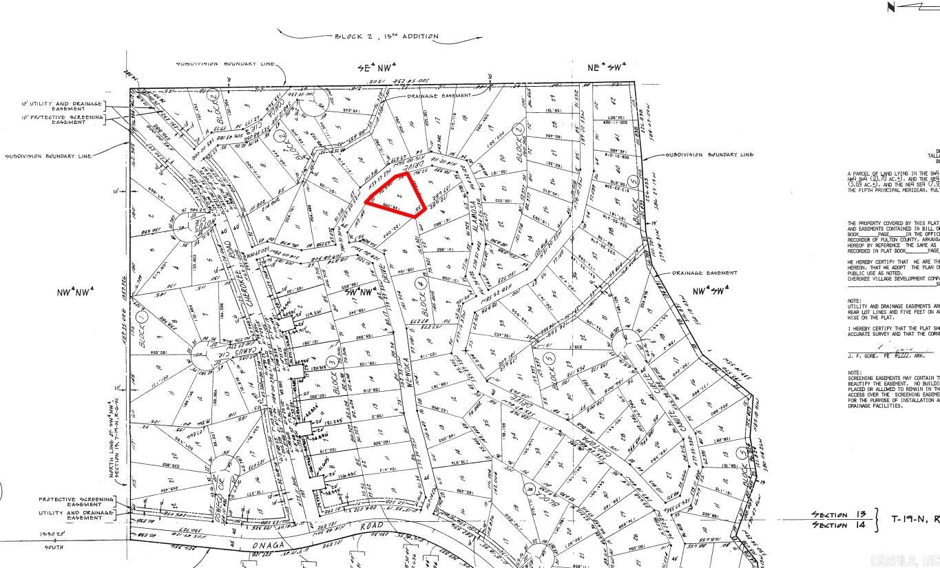 Photo 2 - Vacant Land for sale – Lot 2  Alamosa   Cherokee Village, AR