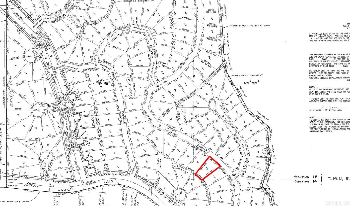 Photo 2 - Vacant Land for sale – Lot 30  Chetopa   Cherokee Village, AR