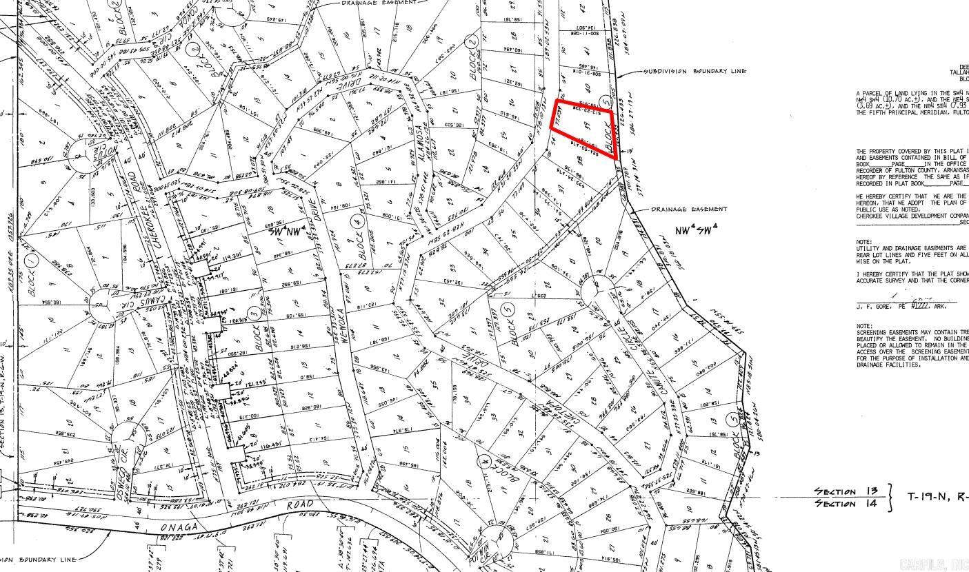 Photo 2 - Vacant Land for sale – Lot 39  Chetopa   Cherokee Village, AR