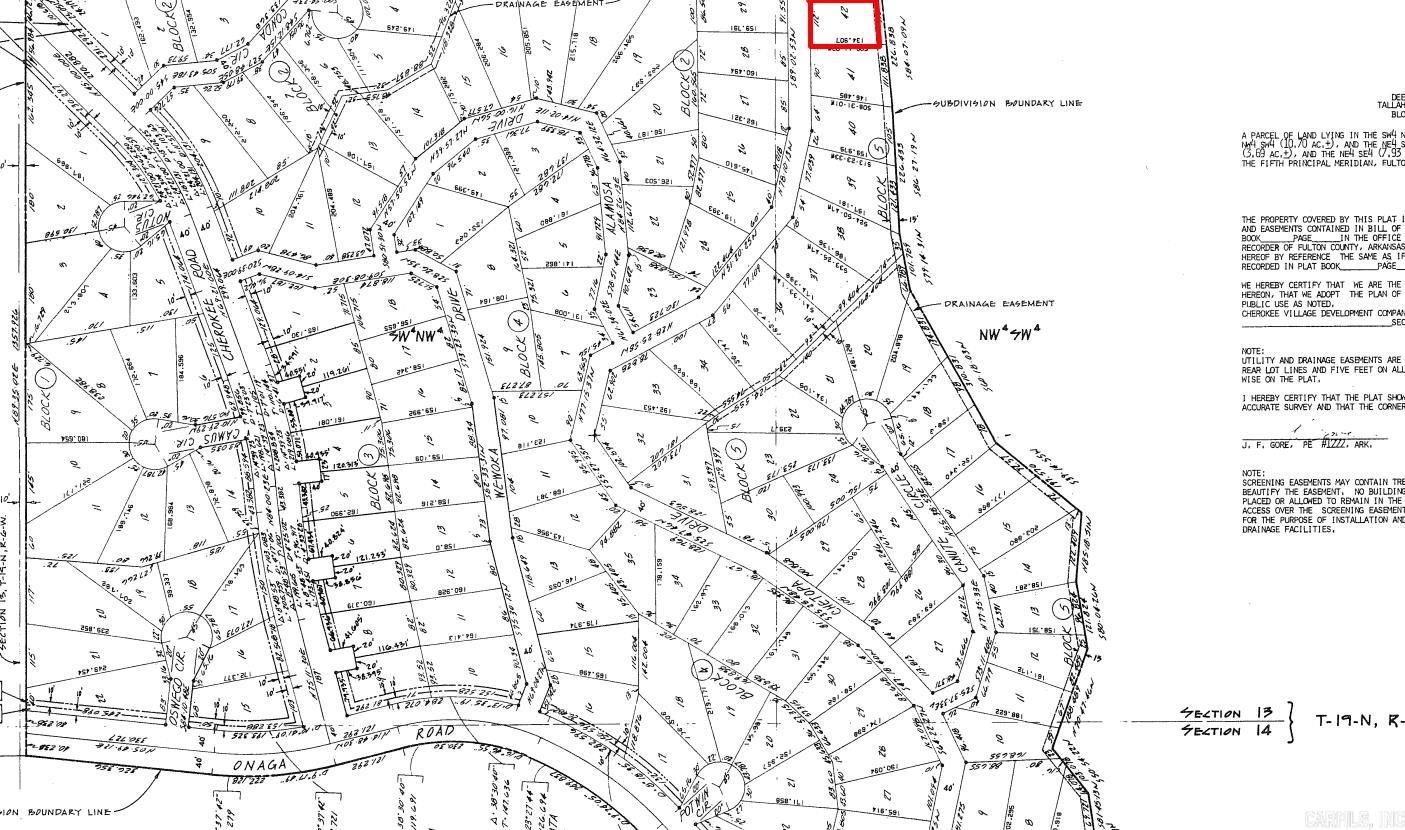 Photo 2 - Vacant Land for sale – Lot 42  Chetopa   Cherokee Village, AR