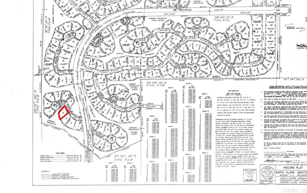 Photo 2 - Vacant Land for sale – Lot 4  Oshkosh   Cherokee Village, AR