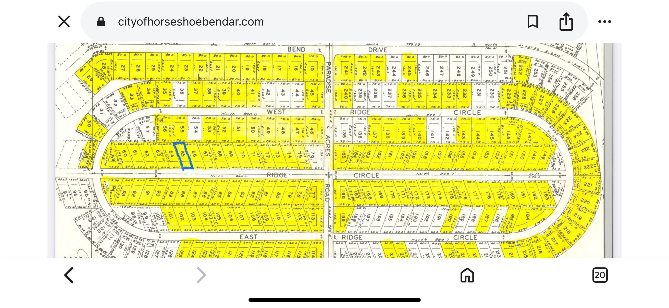 Photo 4 - Vacant Land for sale – 1213  Ridge Circle   Horseshoe Bend, AR