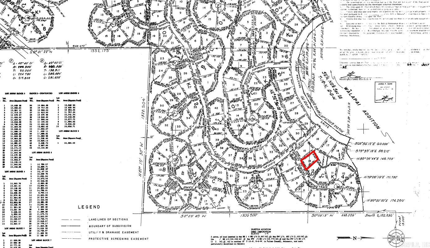 Photo 2 - Vacant Land for sale – Lot 14  Yeibichei   Cherokee Village, AR