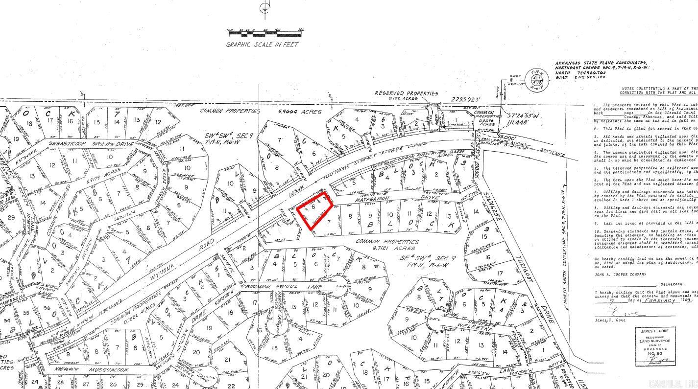 Photo 2 - Vacant Land for sale – Lot 6  Matagamon   Cherokee Village, AR