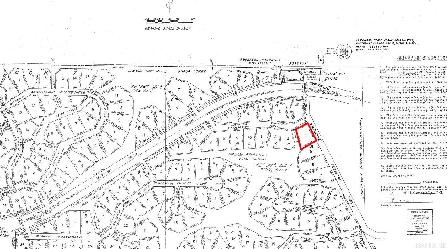 Photo 3 - Vacant Land for sale – Lot 14  Tuzigoot   Cherokee Village, AR