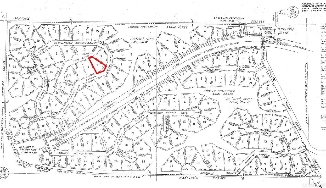 Photo 3 - Vacant Land for sale – Lot 8  Sebasticook   Cherokee Village, AR
