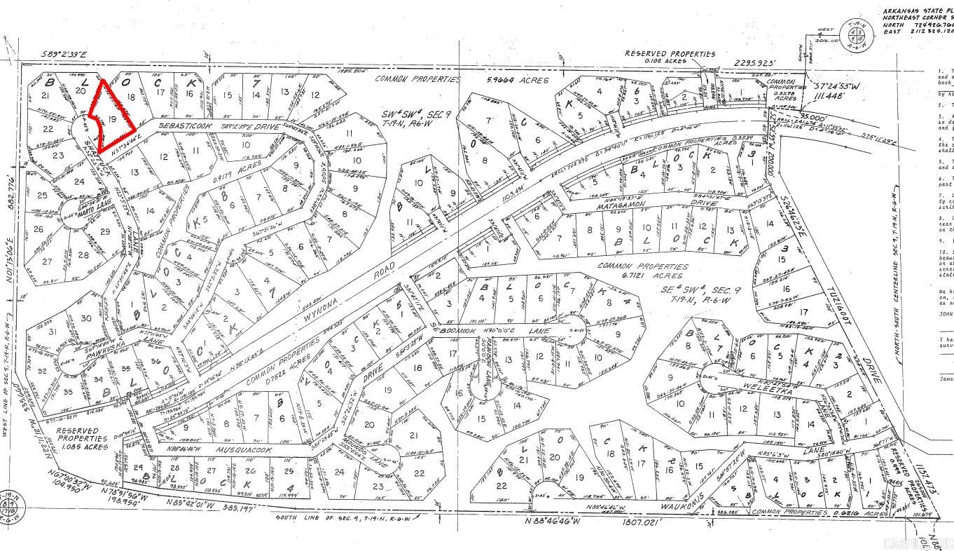 Photo 2 - Vacant Land for sale – Lot 19  Shattuck   Cherokee Village, AR