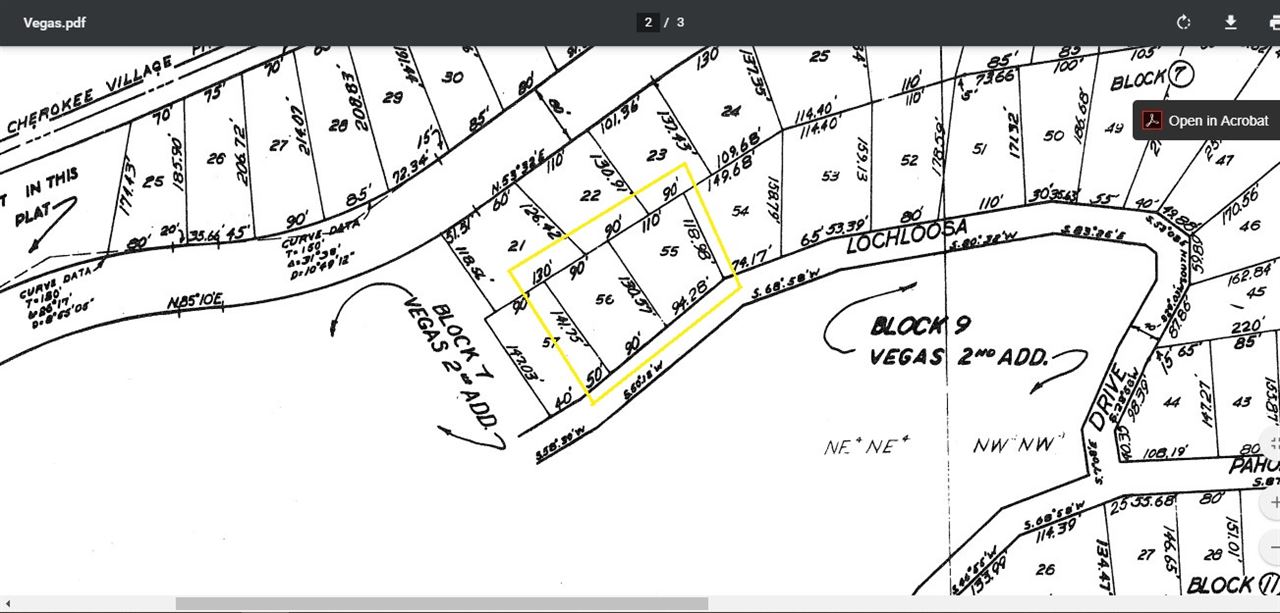 Photo 12 - Vacant Land for sale – L-55 & 56 B-7  Lochloosa   Cherokee Village, AR