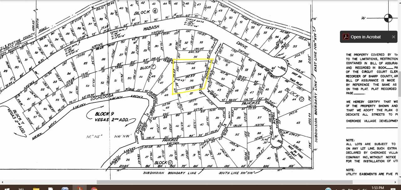 Photo 18 - Vacant Land for sale –   Pahokee   Cherokee Village, AR