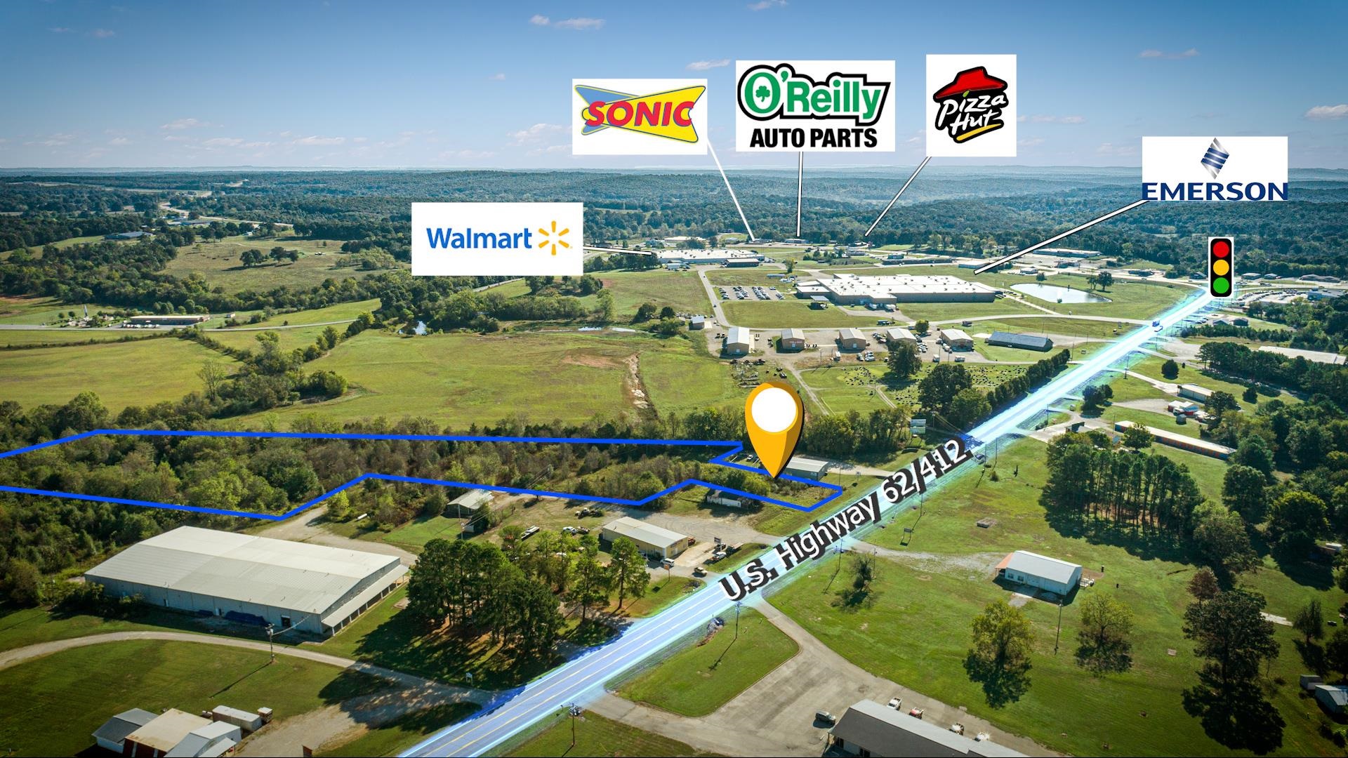 Commercial / Industrial for sale – TBD  Hwy 62 West   Ash Flat, AR