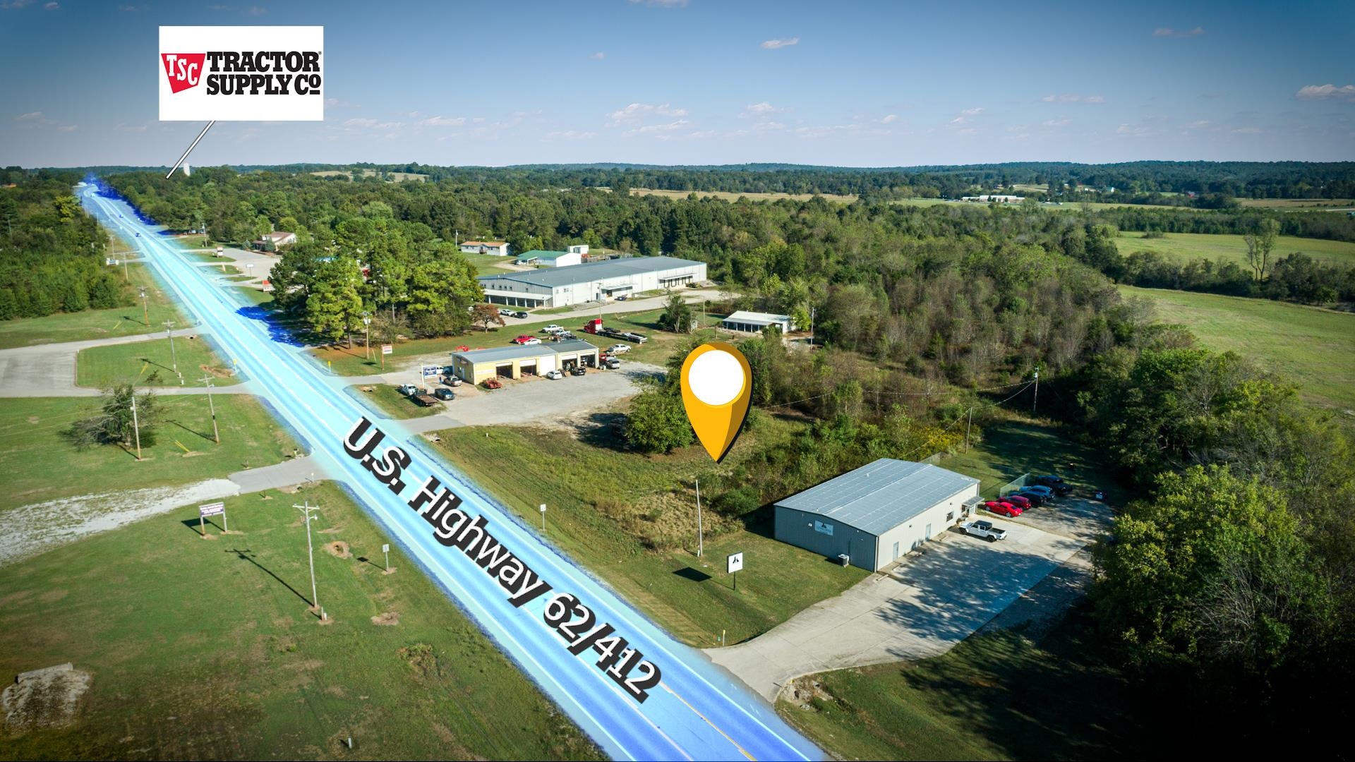 Photo 5 - Commercial / Industrial for sale – TBD  Hwy 62 West   Ash Flat, AR