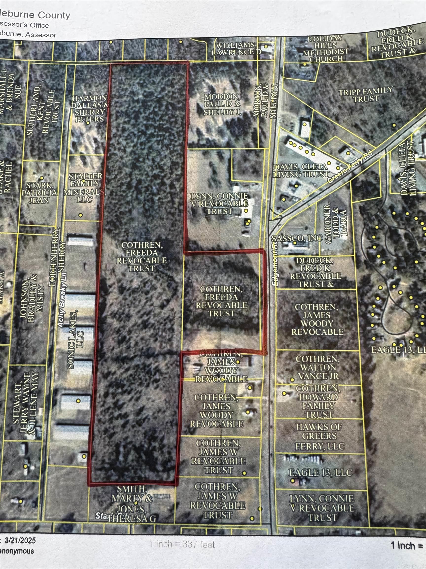 Farm/Ranch/Land for sale – 00  Edgemont Road   Greers Ferry, AR