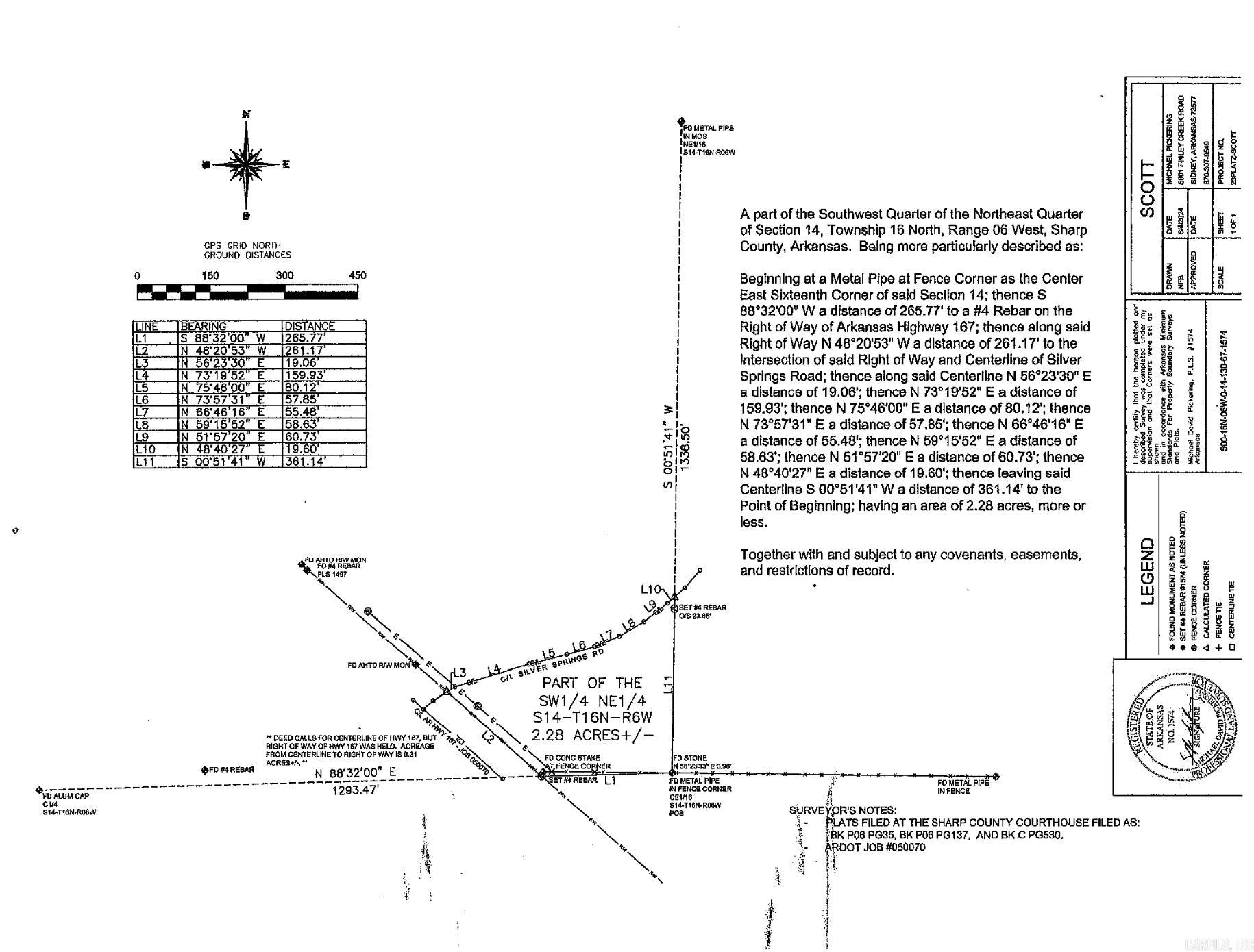 Photo 2 - Vacant Land for sale –   Silver Springs Rd   Evening Shade, AR