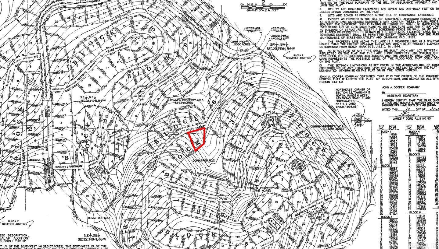 Photo 2 - Vacant Land for sale – Lot 8  Tessuntee   Cherokee Village, AR