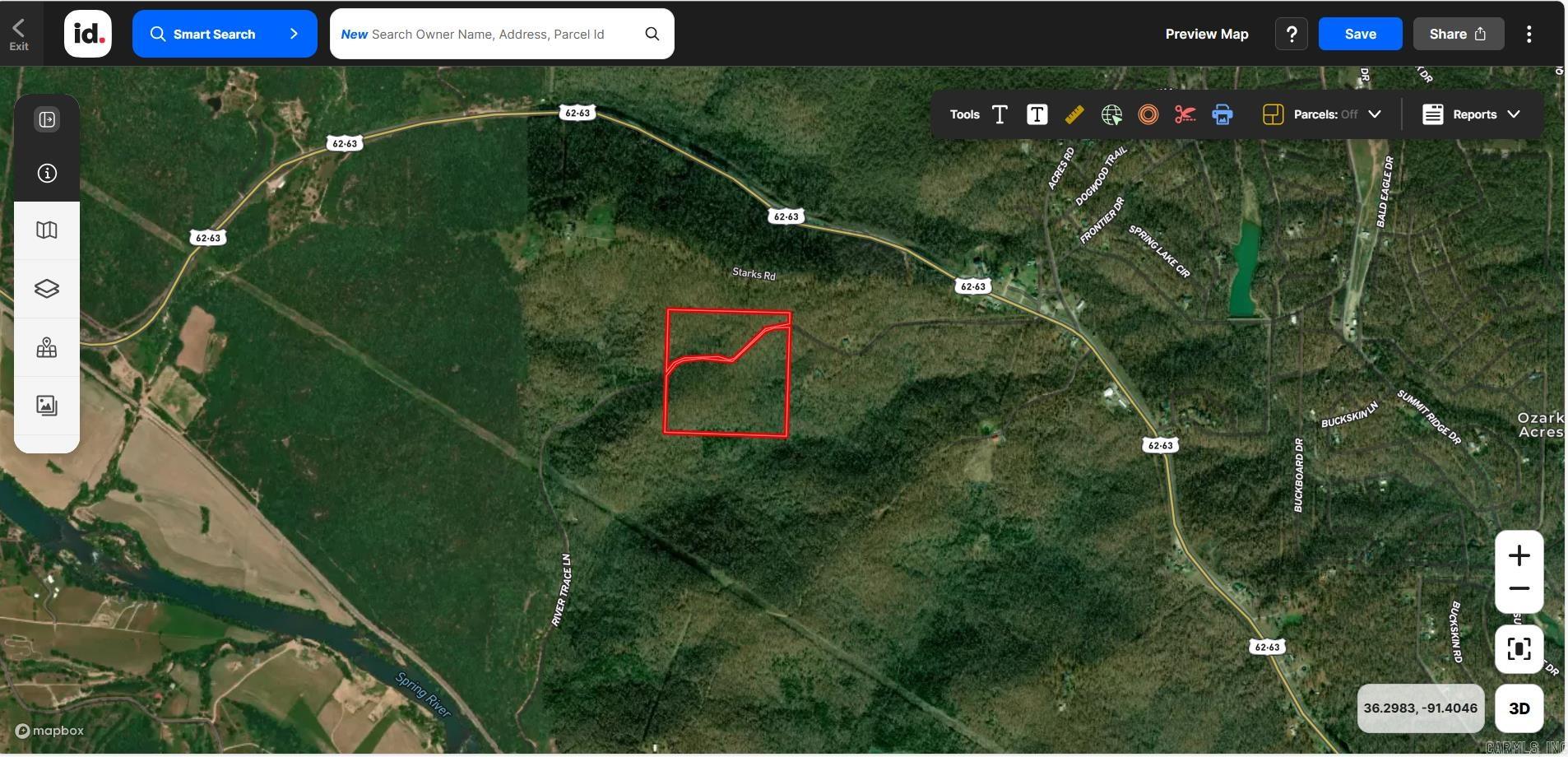 Photo 2 - Vacant Land for sale – 0  River Trace   Hardy, AR