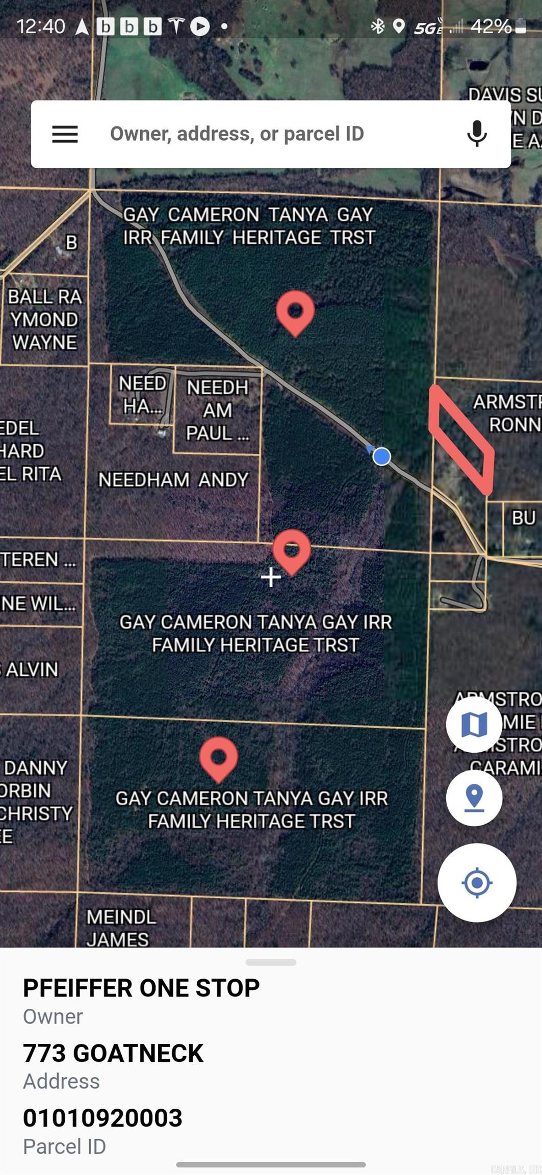 Photo 3 - Vacant Land for sale – 0  Goat Neck   Bradford, AR