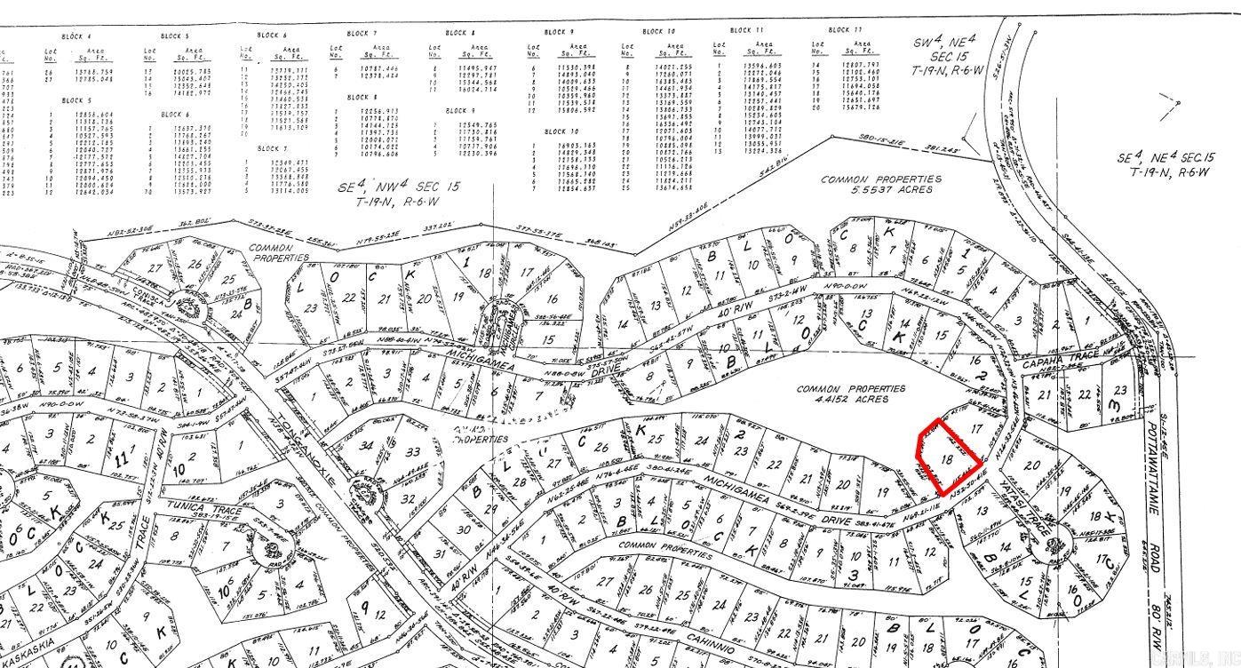 Photo 2 - Vacant Land for sale – Lot 18  Michigama   Cherokee Village, AR