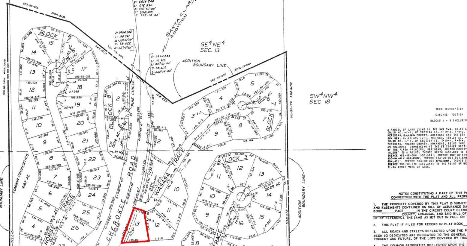 Photo 2 - Vacant Land for sale – Lot 13  Wasasa   Cherokee Village, AR
