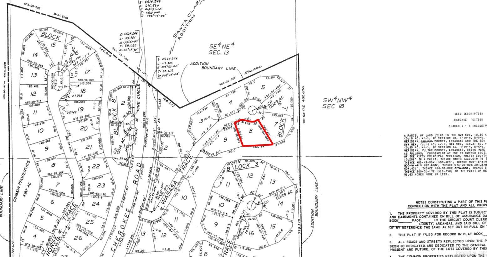 Photo 2 - Vacant Land for sale – Lot 8  Wasasa   Cherokee Village, AR