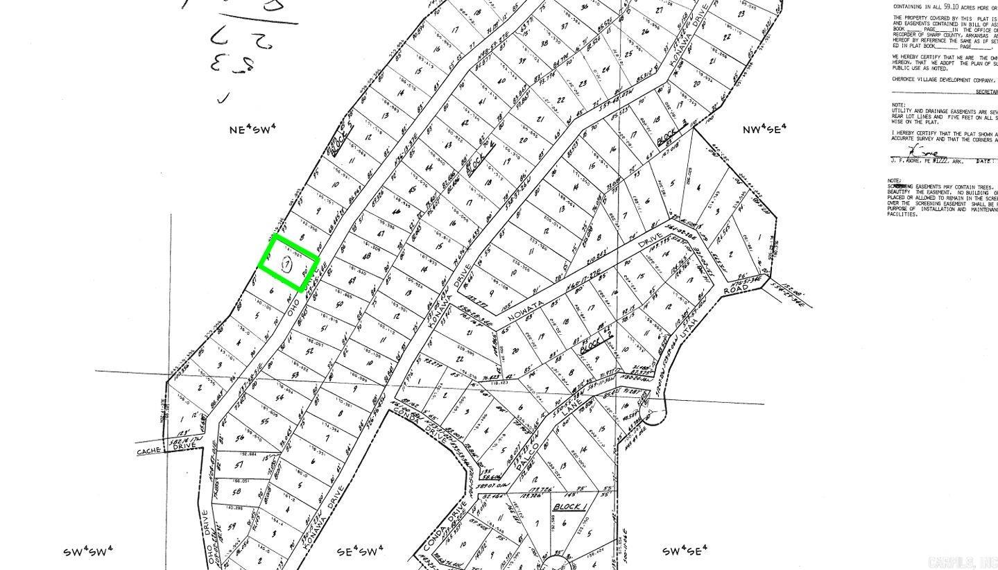 Photo 2 - Vacant Land for sale – Lot 7  Oho   Cherokee Village, AR