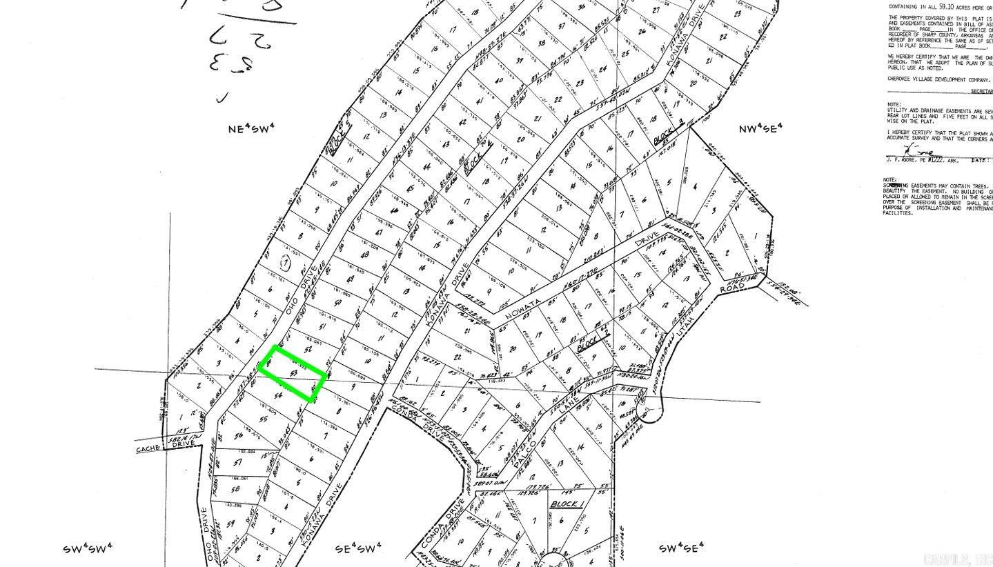 Photo 2 - Vacant Land for sale – Lot 53  Oho   Cherokee Village, AR