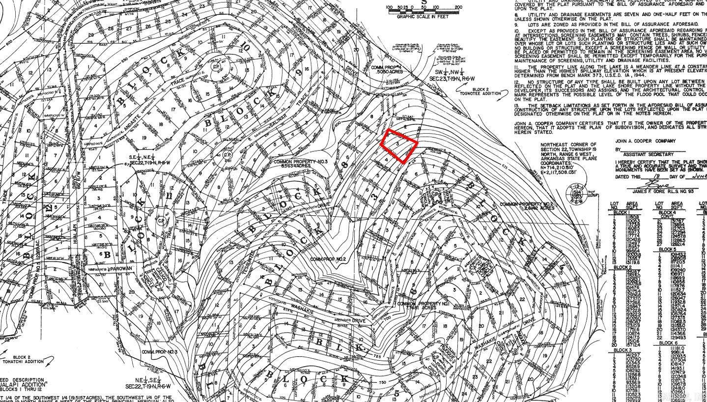 Photo 2 - Vacant Land for sale – Lot 3  Tessuntee   Cherokee Village, AR