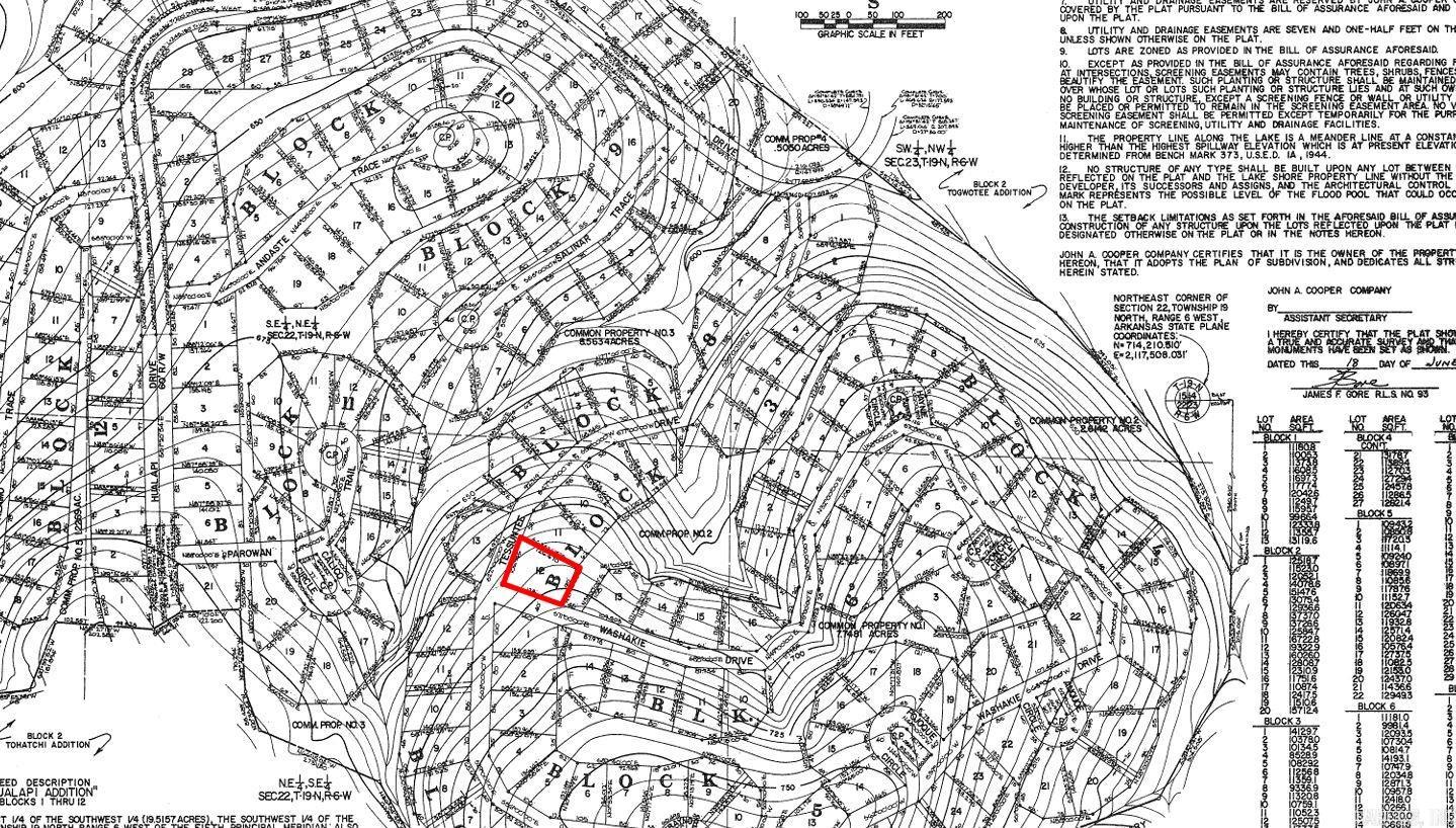 Photo 2 - Vacant Land for sale – Lot 12  Tessuntee   Cherokee Village, AR