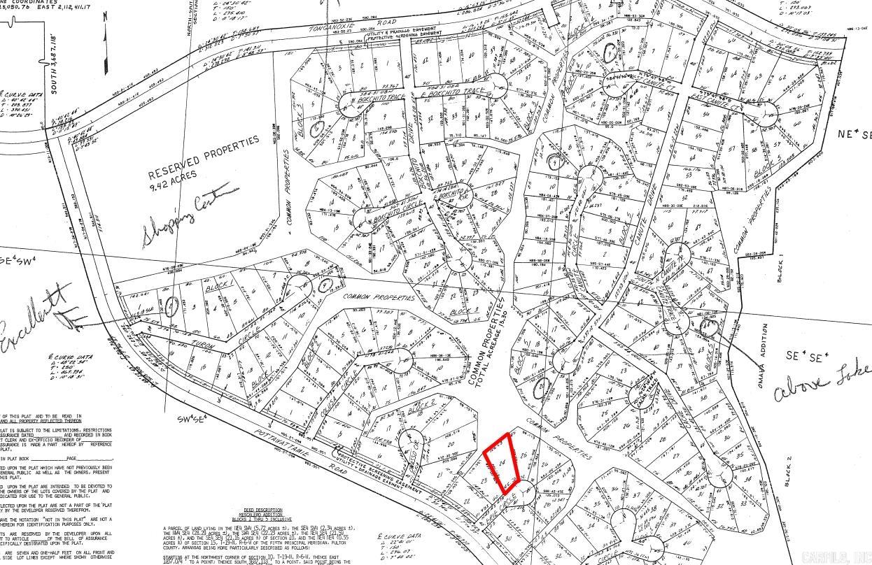 Photo 2 - Vacant Land for sale – Lot 24  Erie   Cherokee Village, AR