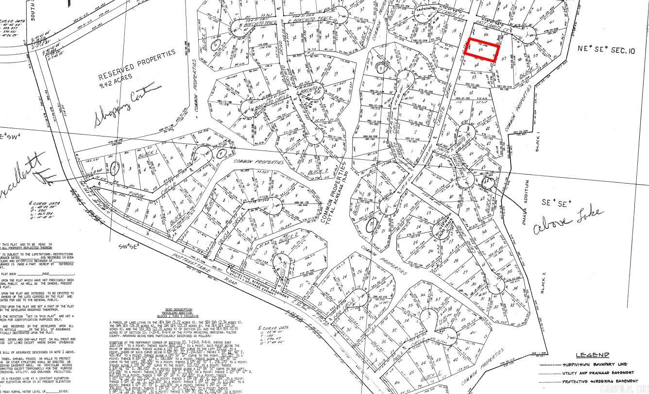 Photo 2 - Vacant Land for sale – Lot 55  Canute   Cherokee Village, AR